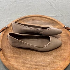 Frye Ash Gray Leather Loafers 8